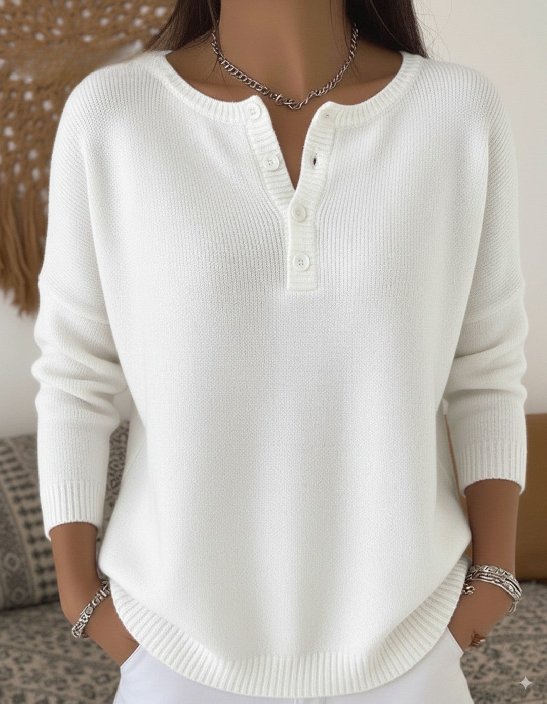 Iris | Soft, solid-color sweater
