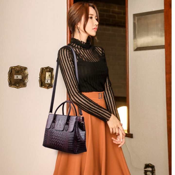 Bronze Plume Handbag