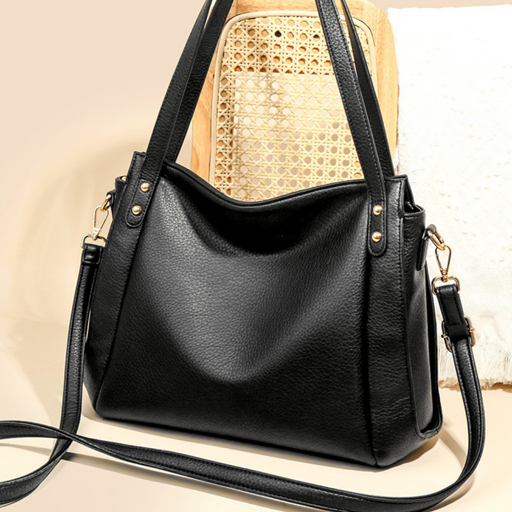 Noir Lattice Handbag