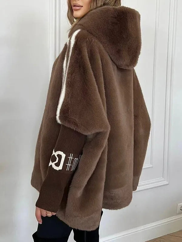 Brielle | Faux Fur Hooded Jacket