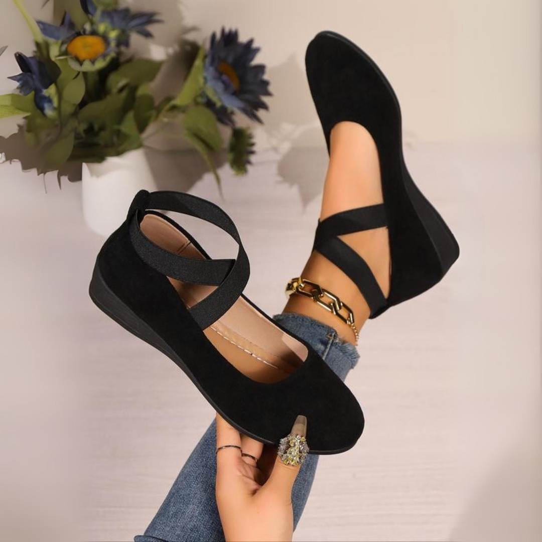ANGEL | Comfortable, closed-toe wedge shoes
