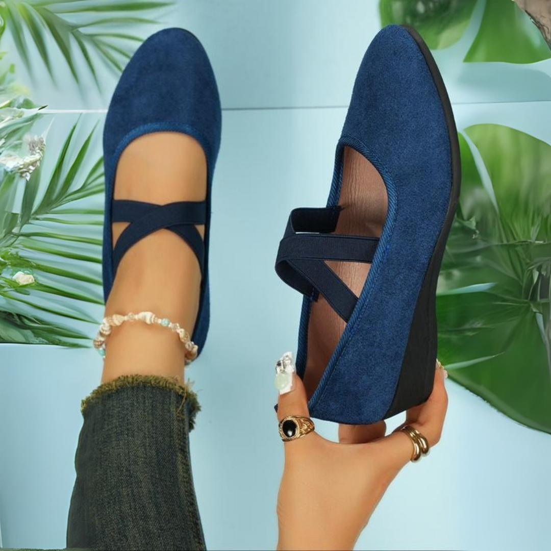 ANGEL | Comfortable, closed-toe wedge shoes