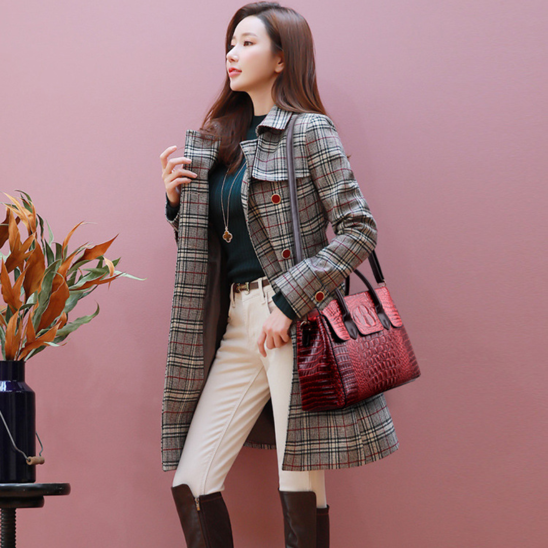 Bronze Plume Handbag