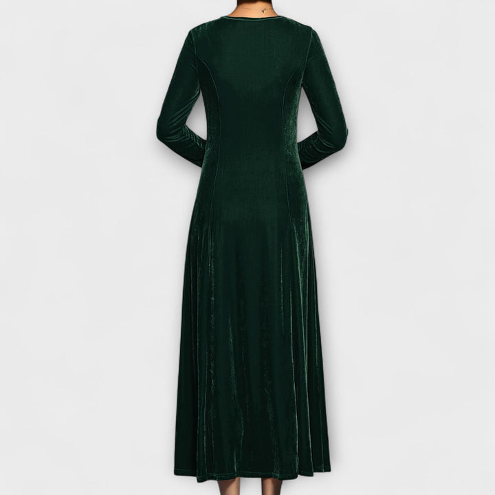 April | Soft velvet dress