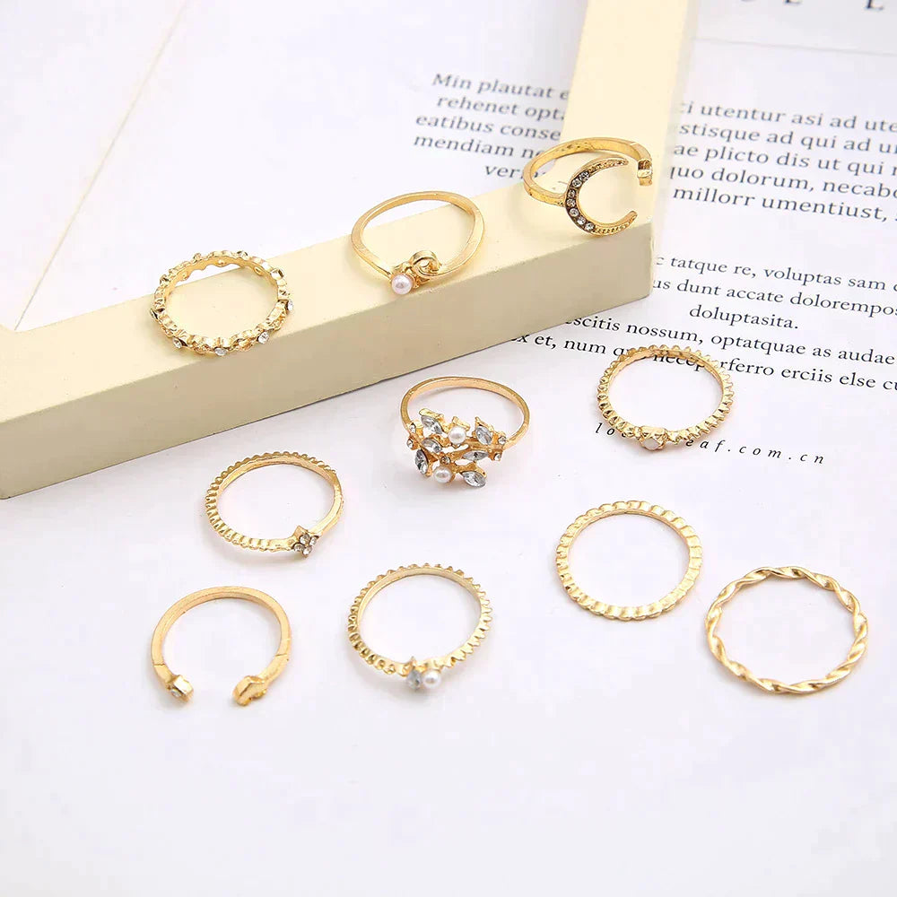 Lorea - Starry Elegance Ring Set