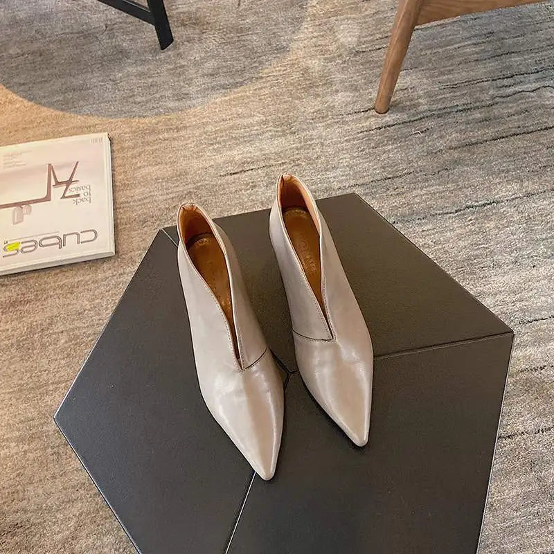 Fivessa™| Pointed Ankle Boots