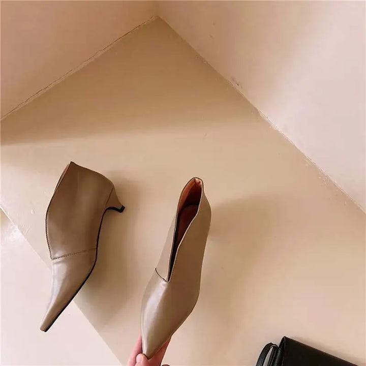 Fivessa™| Pointed Ankle Boots