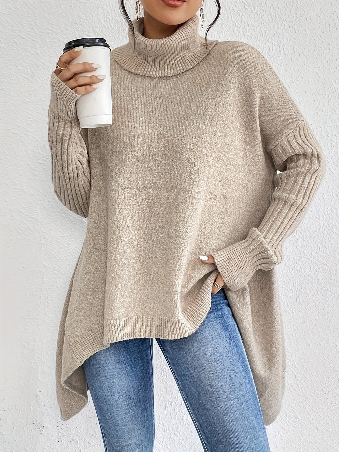 Isla | Luxurious oversized turtleneck sweater