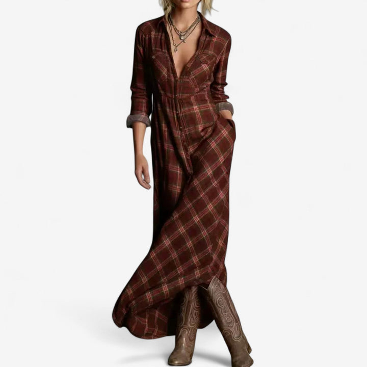 Cécile | Timeless shirt maxi dress