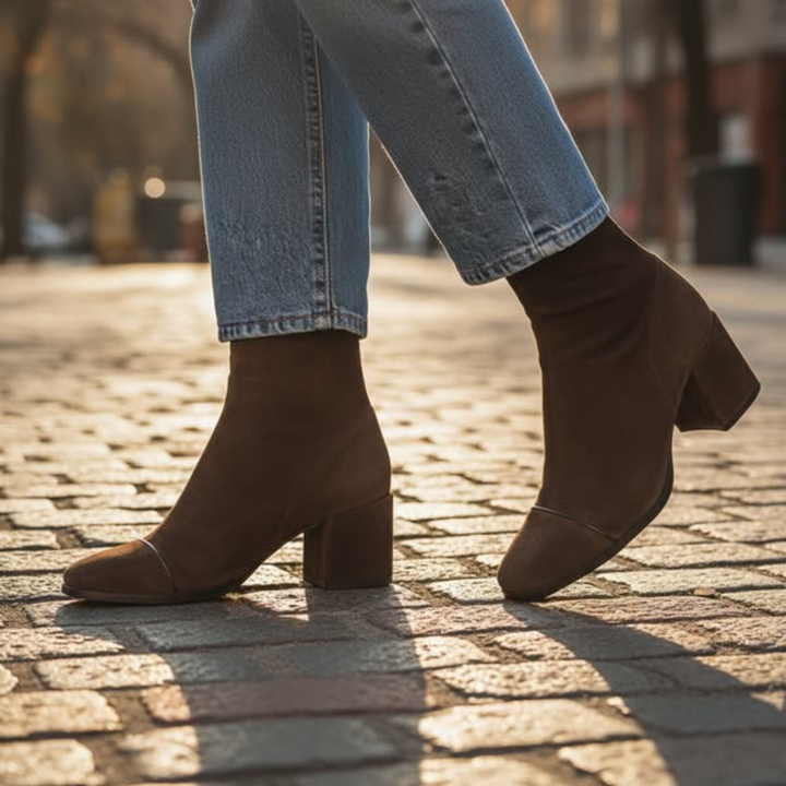 Victoria | Square-toe heeled boots