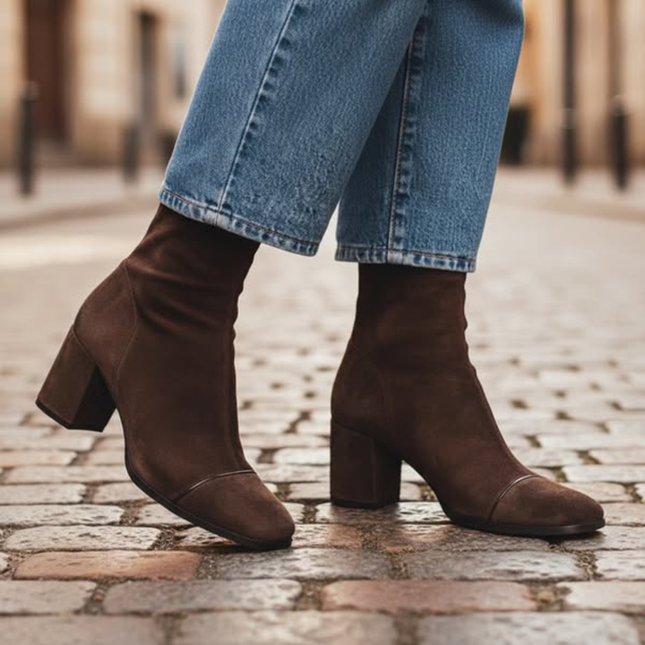 Victoria | Square-toe heeled boots