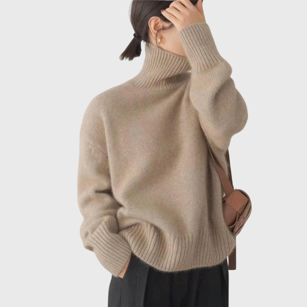 Isabella - High Neck in Cashmere