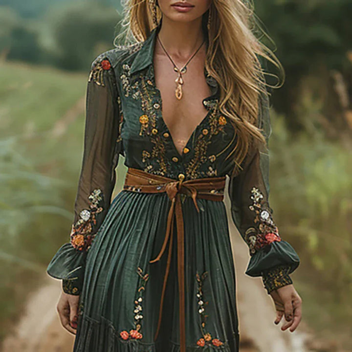 Alina Soleil | Romantic bohemian maxi dress