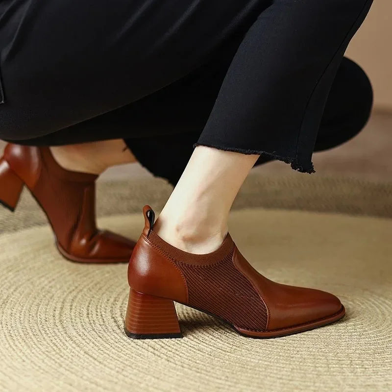 Amirelle™| Square Ankle Boots