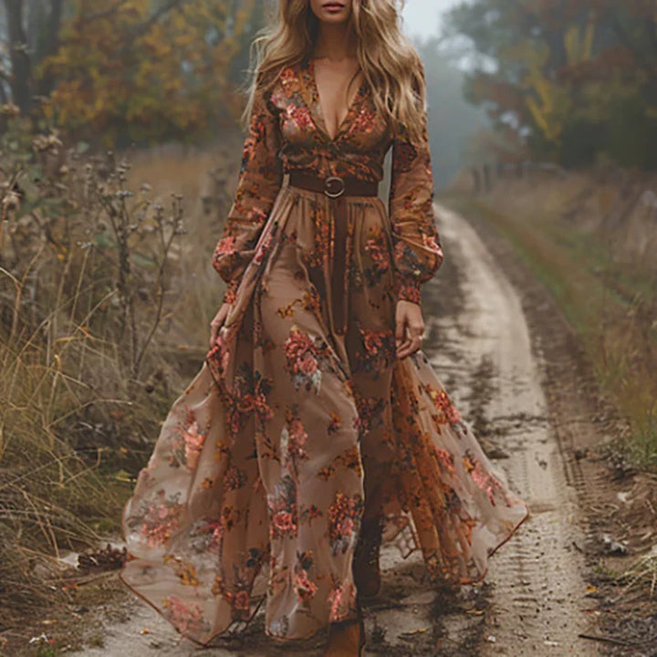 Alina Soleil | Romantic bohemian maxi dress