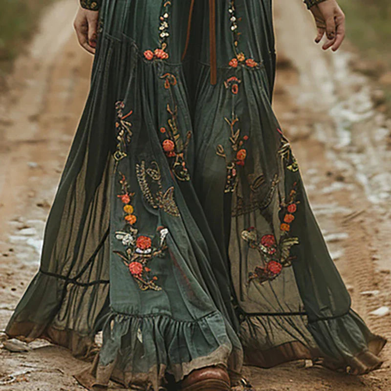 Alina Soleil | Romantic bohemian maxi dress