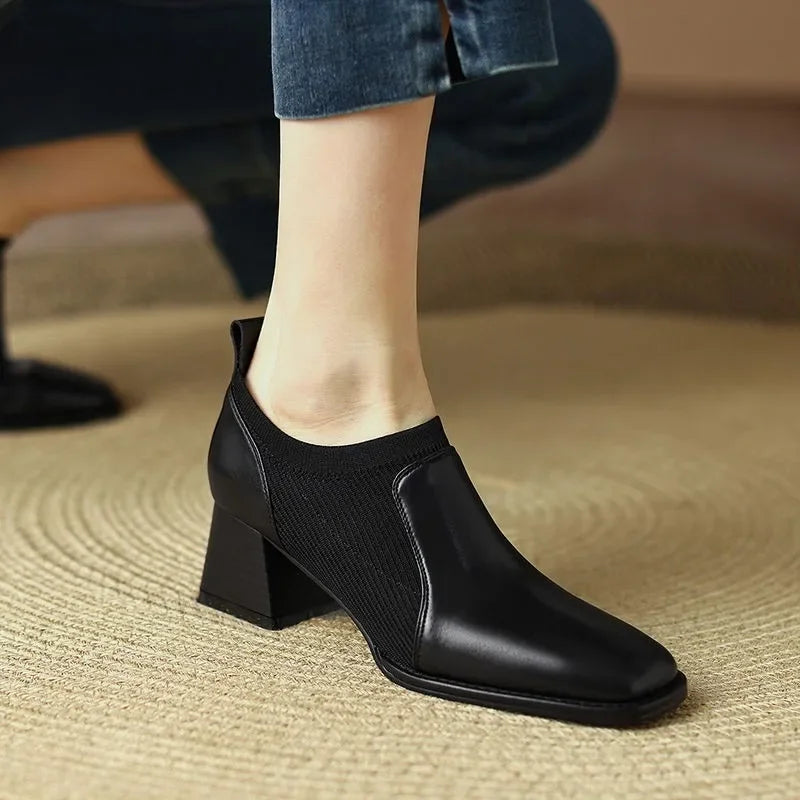 Amirelle™| Square Ankle Boots