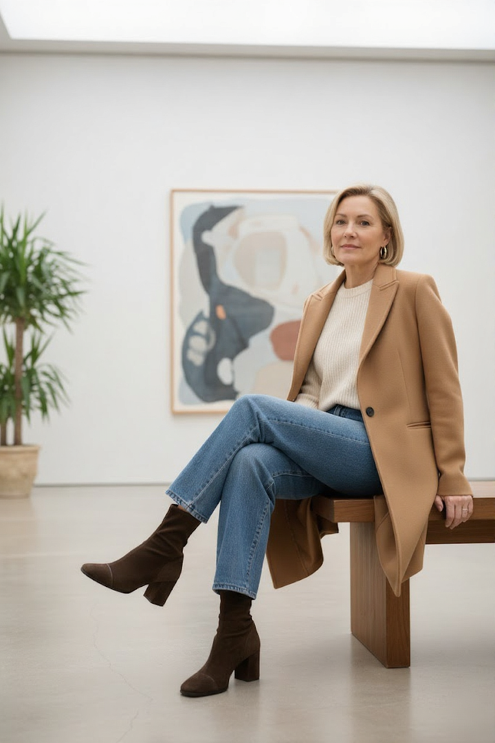 Victoria | Square-toe heeled boots