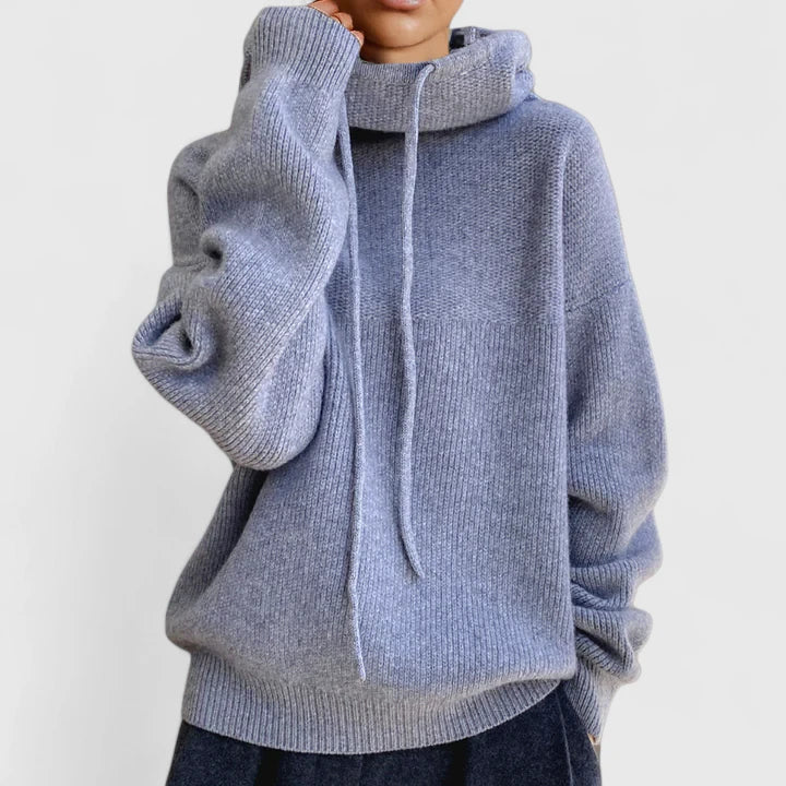 Marie | Cozy knit hoodie