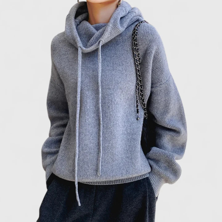 Marie | Cozy knit hoodie