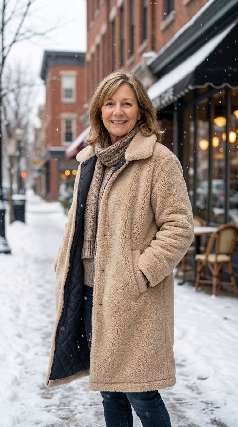 Amelia | Elegant reversible coat for women