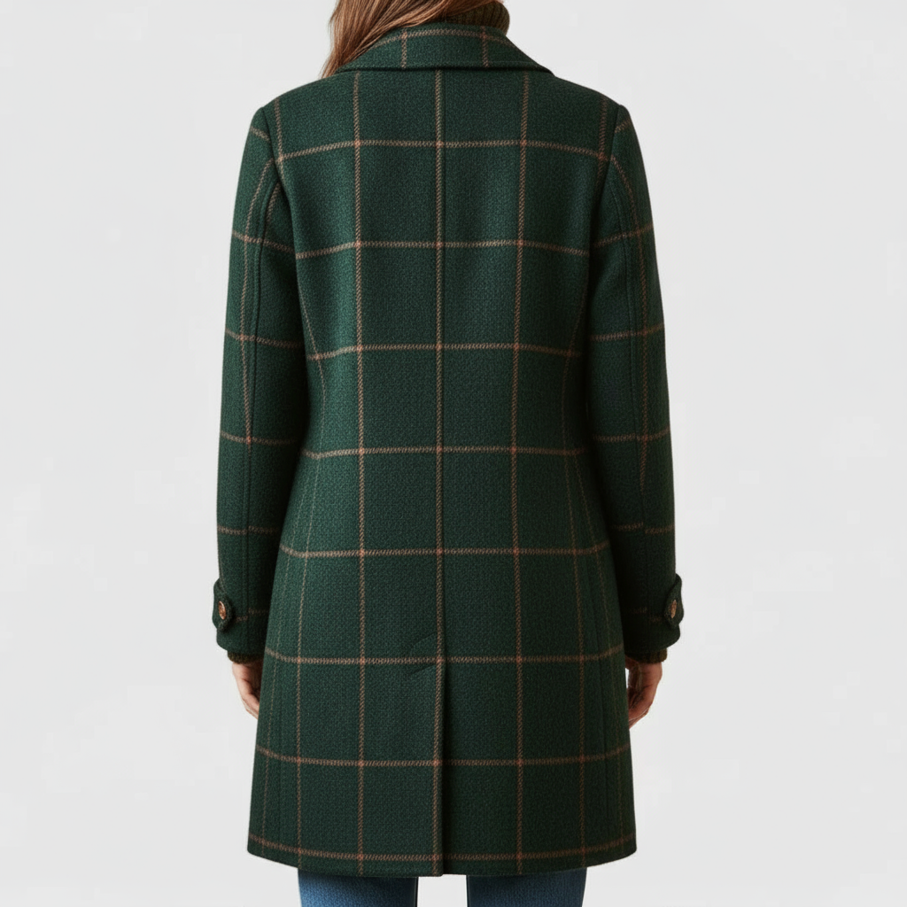 Fiona | Classic plaid coat