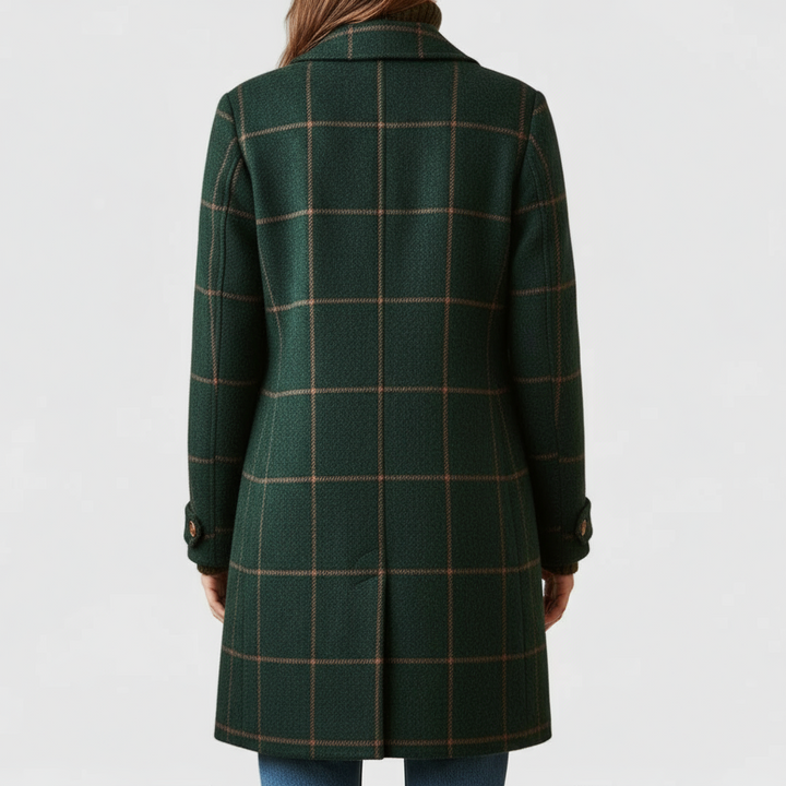 Fiona | Classic plaid coat