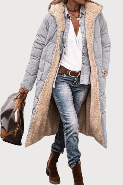 Amelia | Elegant reversible coat for women