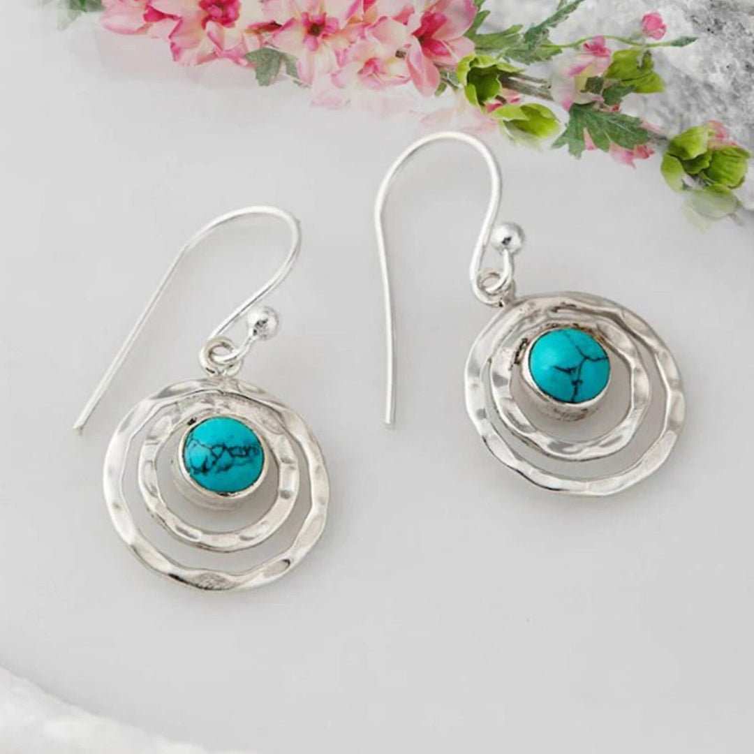 LANURA - Ethereal Circle Earrings